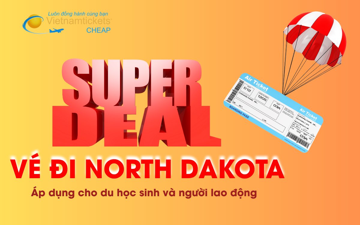 Ưu đãi vé đi North Dakota cho du học sinh