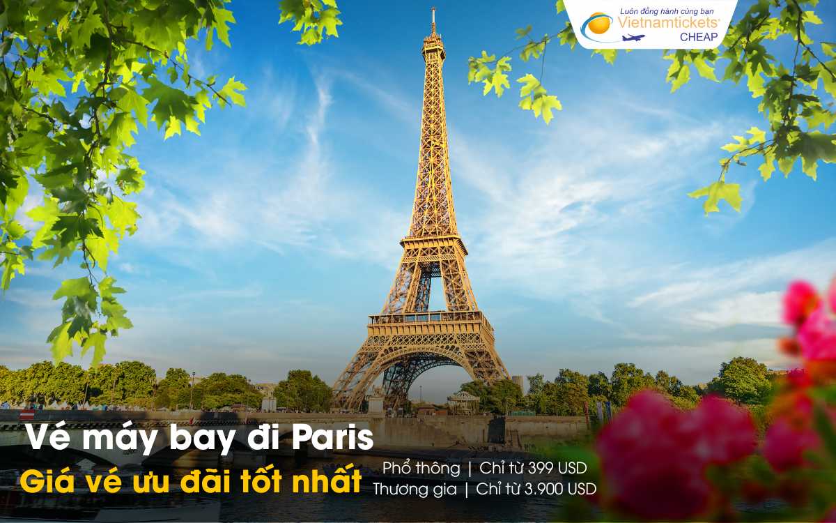 Giá vé máy bay đi Paris