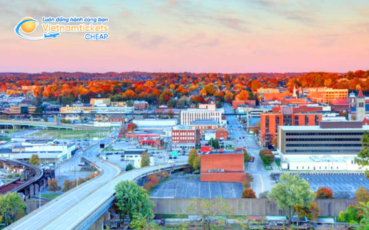 Giá vé máy bay đi Parkersburg