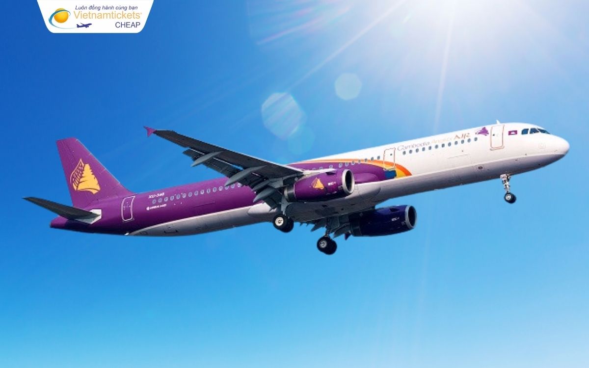 Cambodia Angkor Air bay từ Việt Nam di Phnom Penh