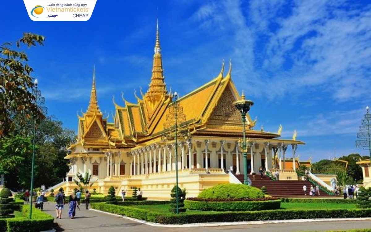 Cung điện hoàng gia địa điểm du lịch Phnom Penh