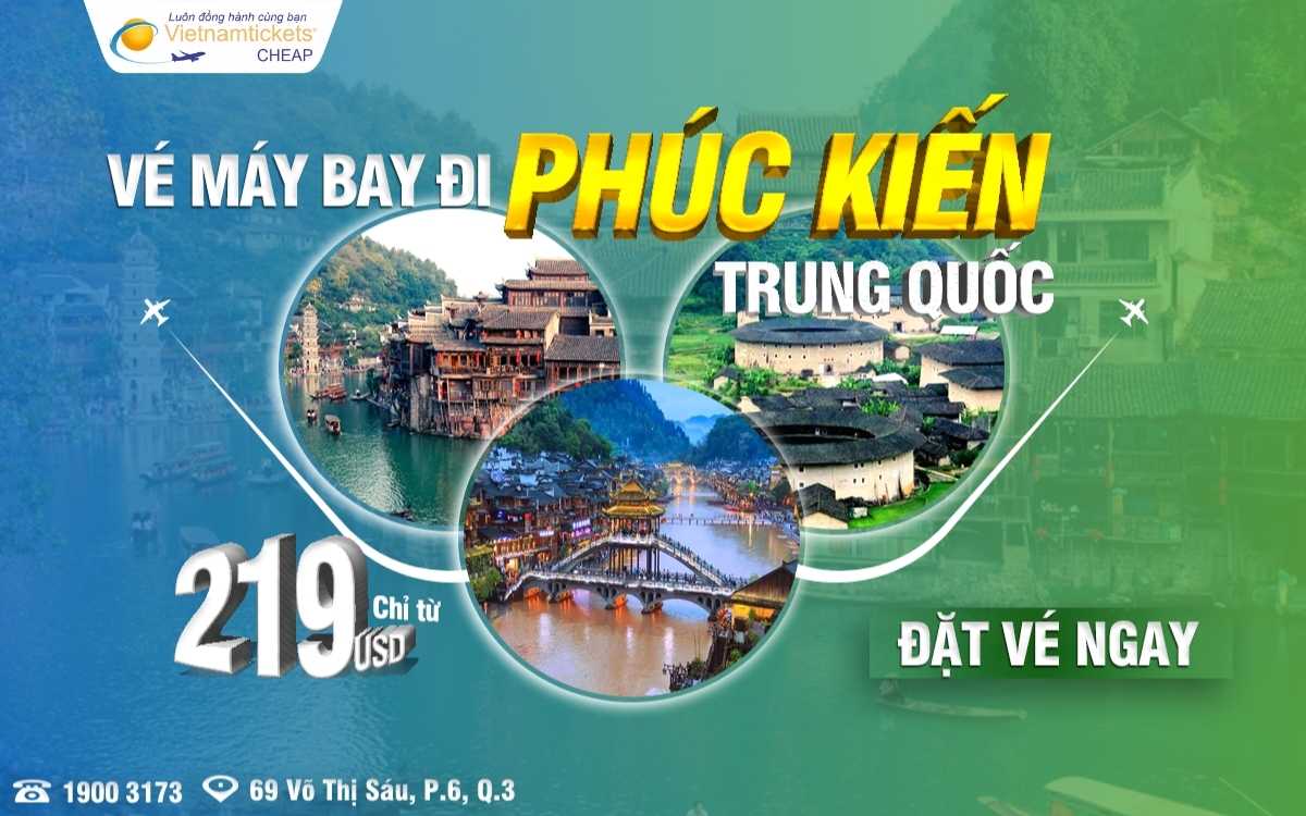 Vé đi Phúc Kiến