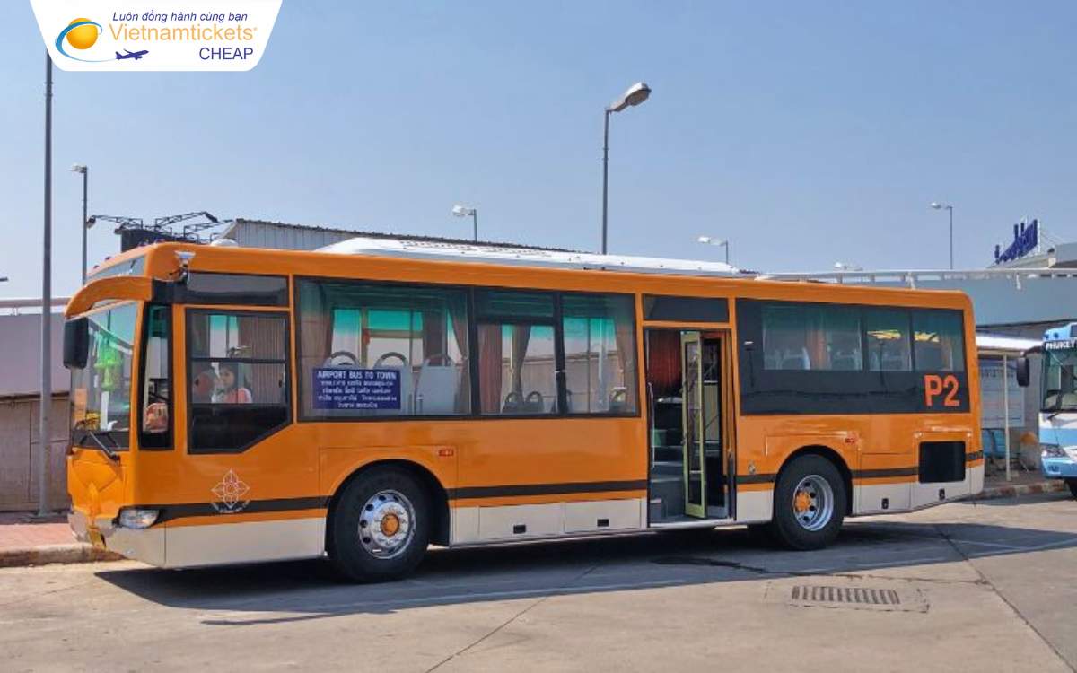 Di chuyển từ sân bay Phuket vào trung tâm