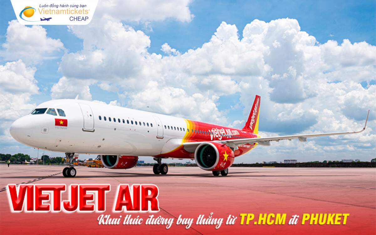 Vé máy bay Vietnam Airlines đi Phuket