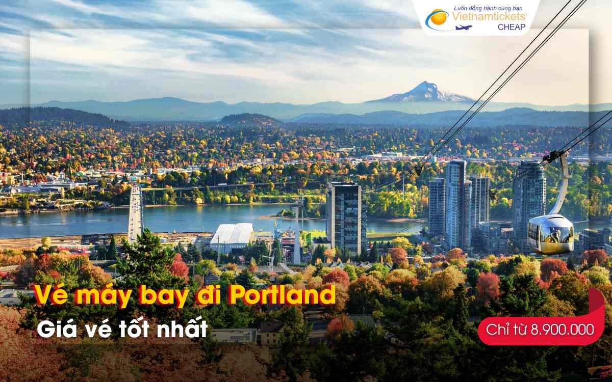 Giá vé máy bay đi Portland