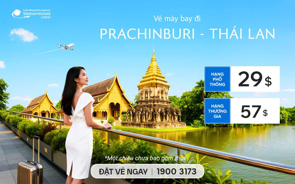 Vé Máy Bay Đi Prachinburi