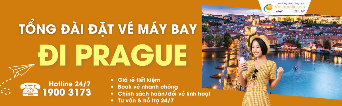 Đặt vé máy bay đi Prague giá rẻ