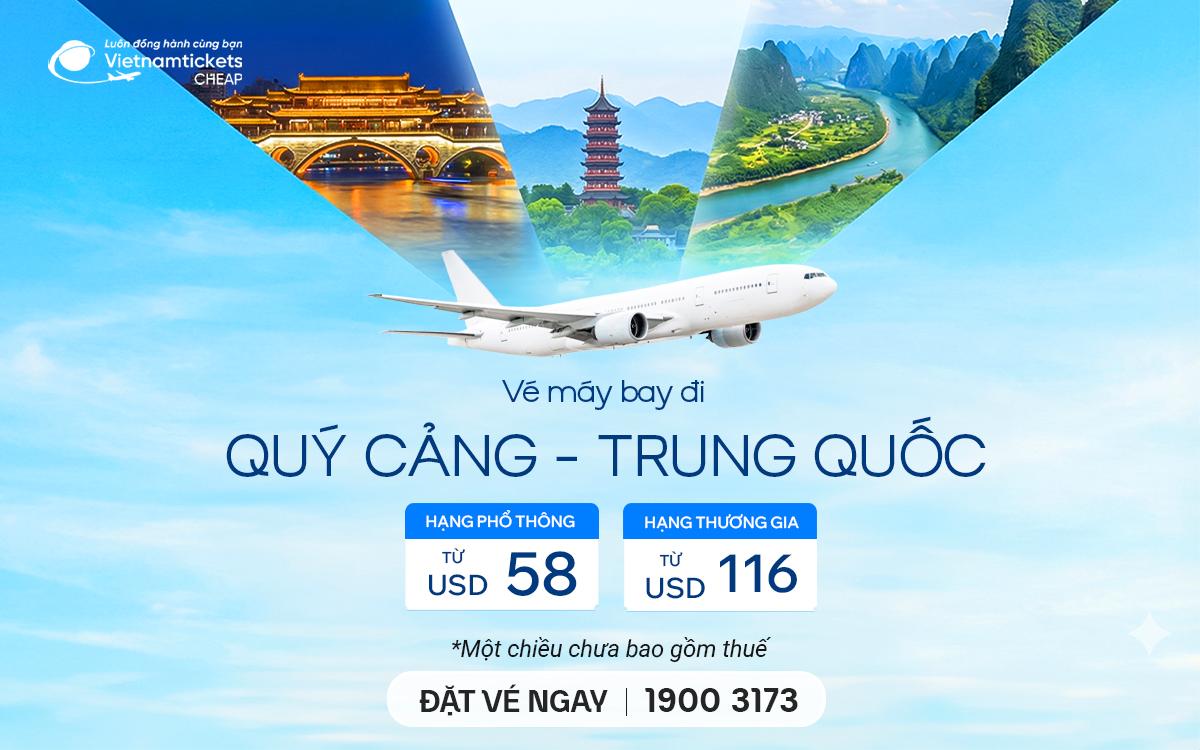 Vé Máy Bay Đi Quý Cảng