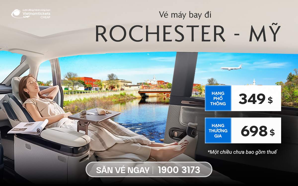 Vé Máy Bay Đi Rochester New Hampshire