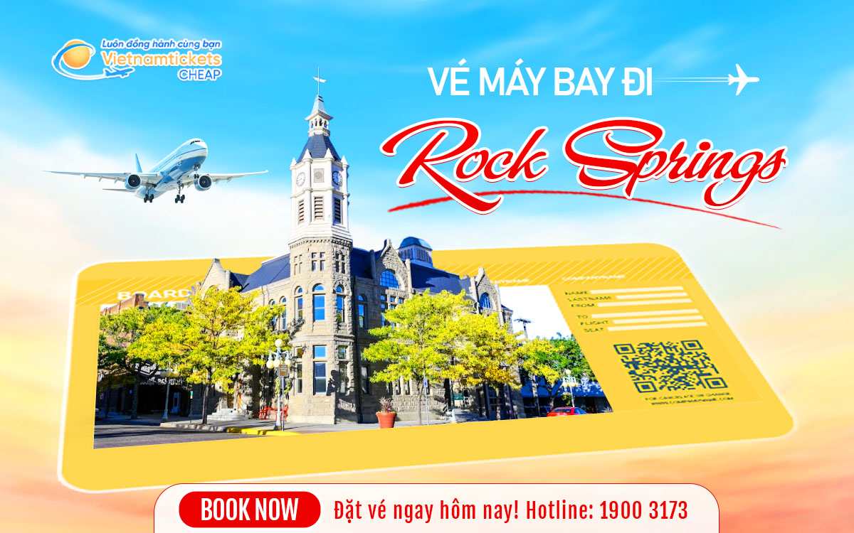 Vé Máy Bay Đi Rock Springs