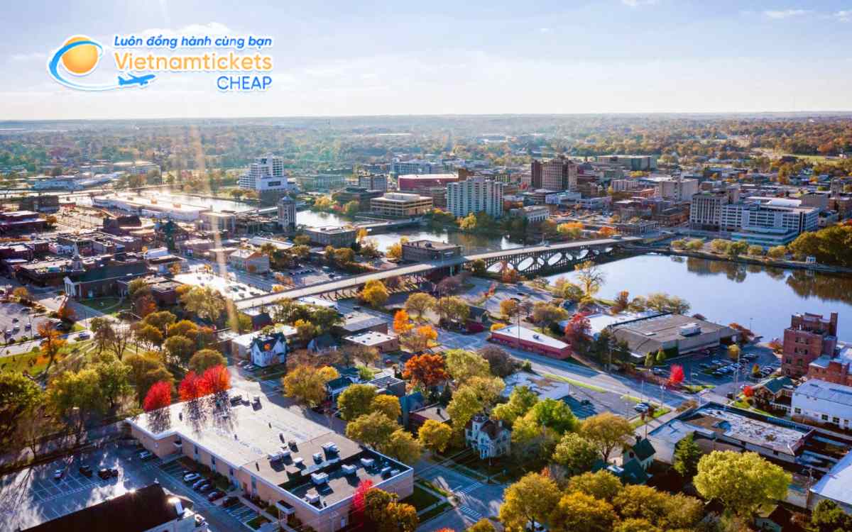 Giá vé máy bay đi Rockford