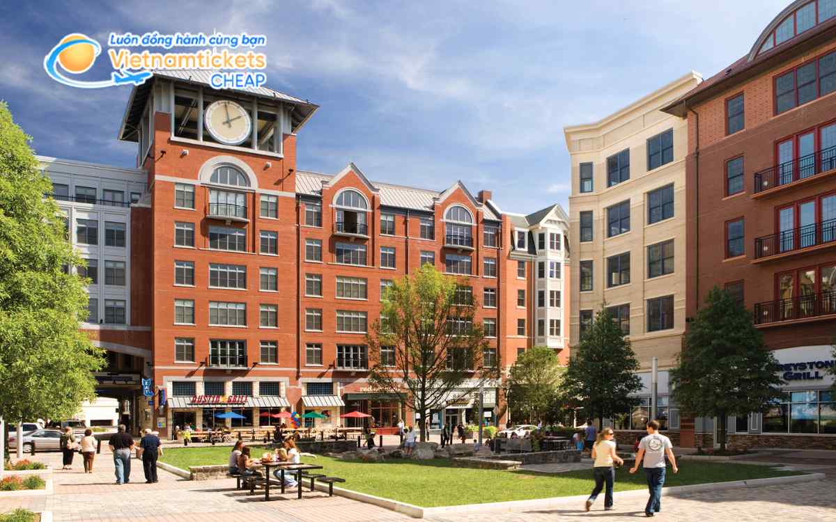 Giá vé máy bay đi Rockville