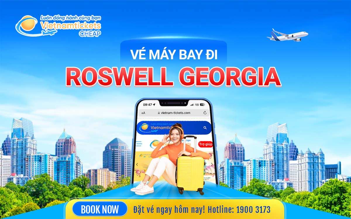 Vé đi Roswell Georgia