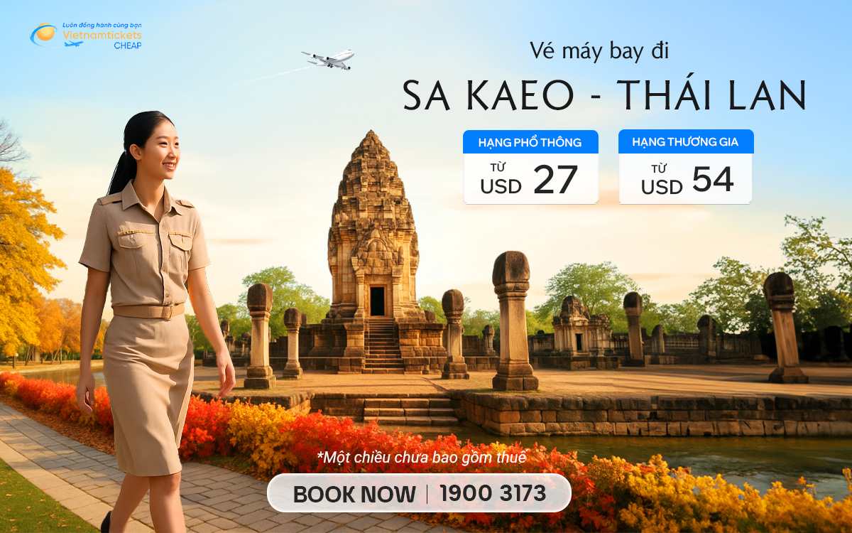 Vé Máy Bay Đi Sa Kaeo