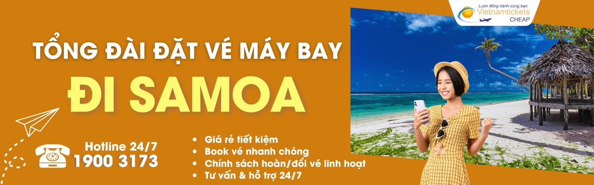 Đặt vé máy bay đi Samoa giá rẻ