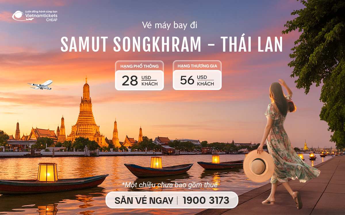 Vé Máy Bay Đi Samut Songkhram