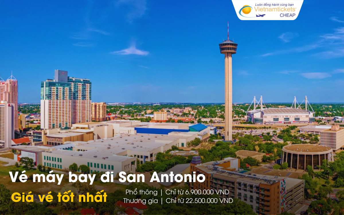 Giá vé máy bay đi San Antonio