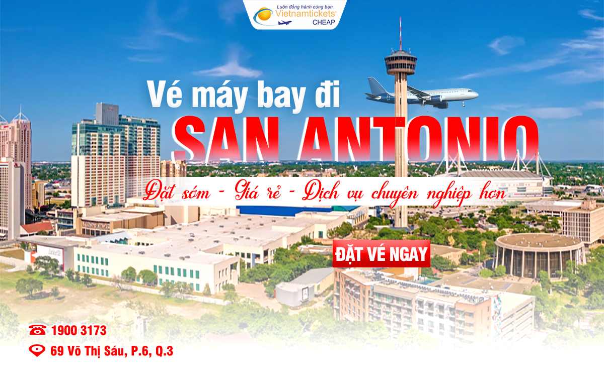 Vé đi San Antonio