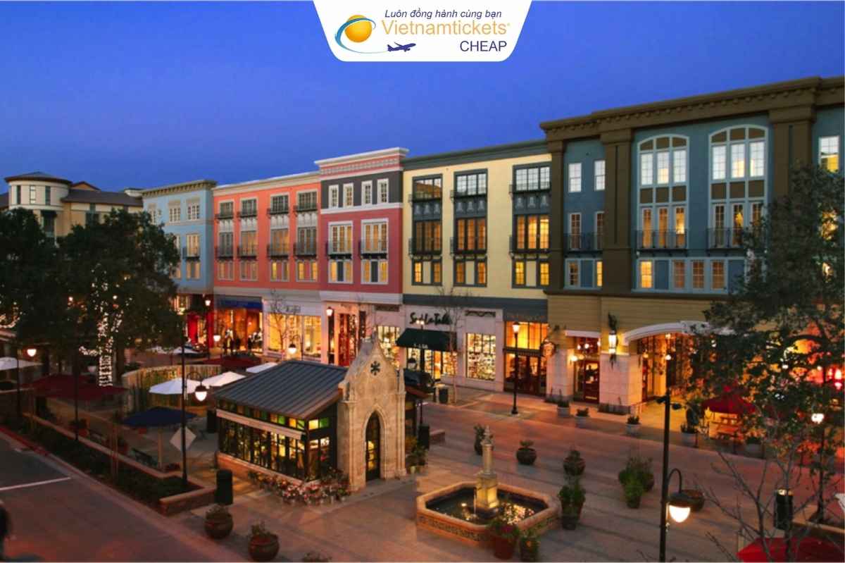 Santana Row địa điểm du lịch ở San Jose 