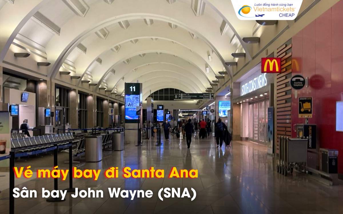 Sân bay John Wayne (SNA) ở Santa Ana