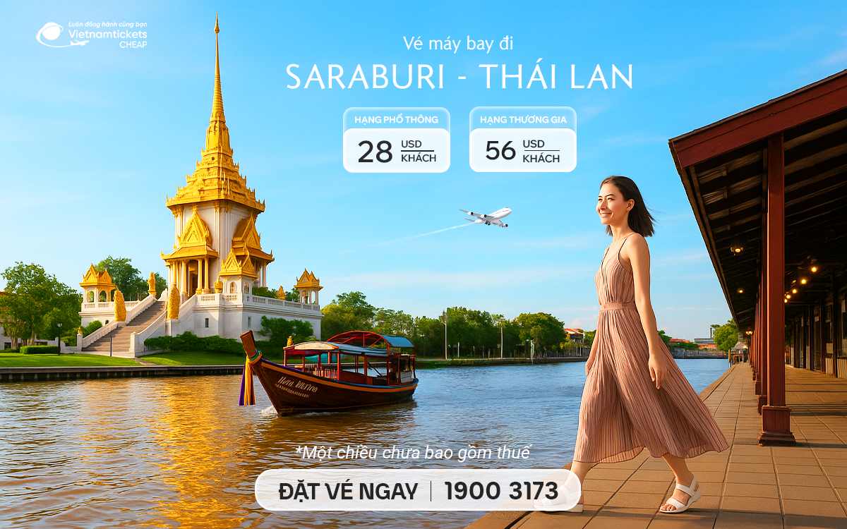 Vé Máy Bay Đi Saraburi