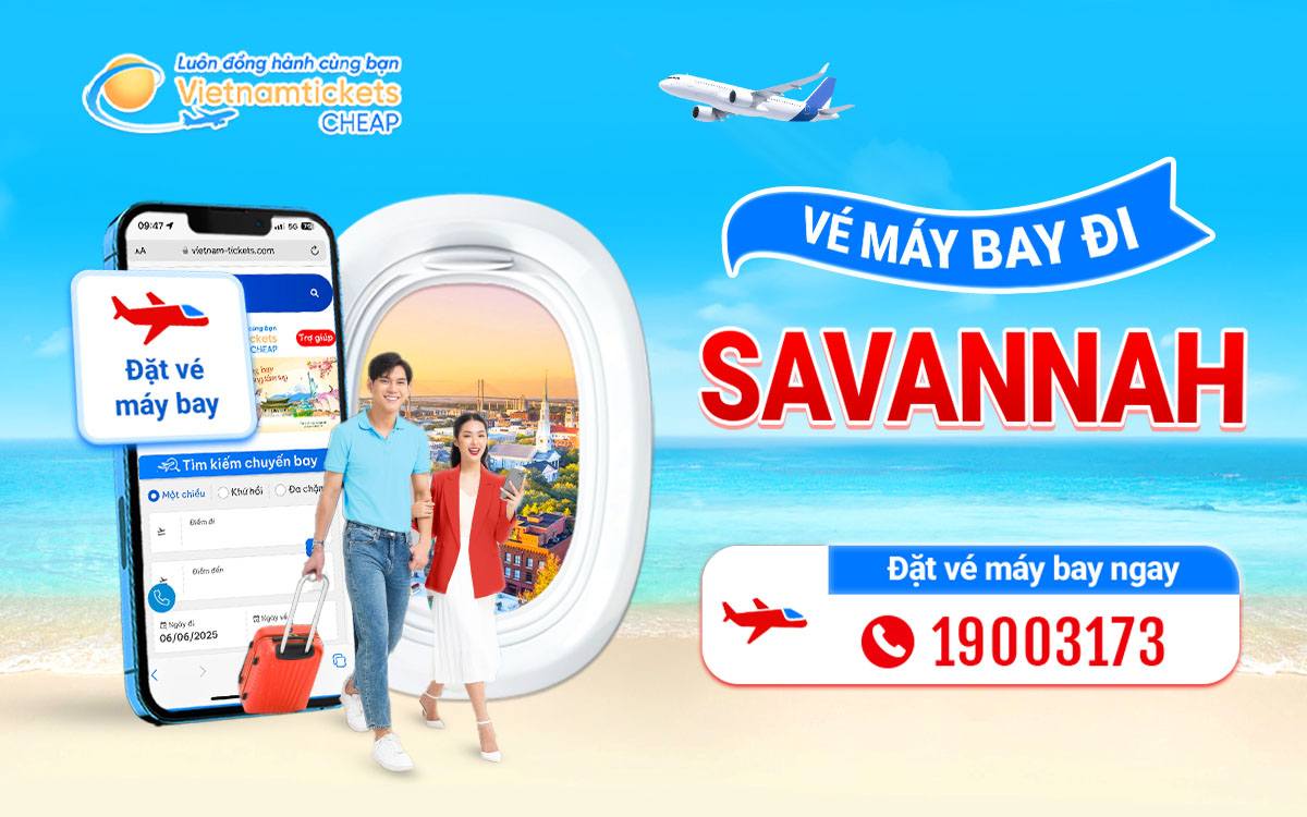 Vé đi Savannah