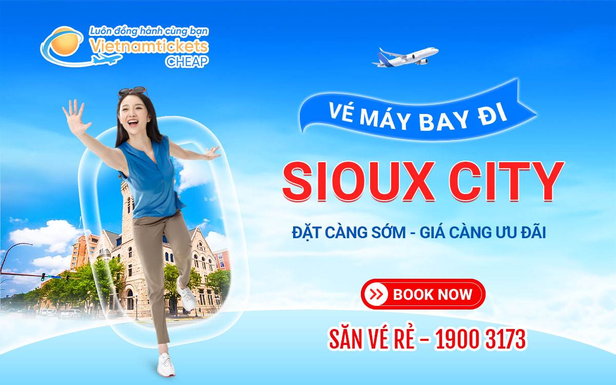 Vé đi Sioux City