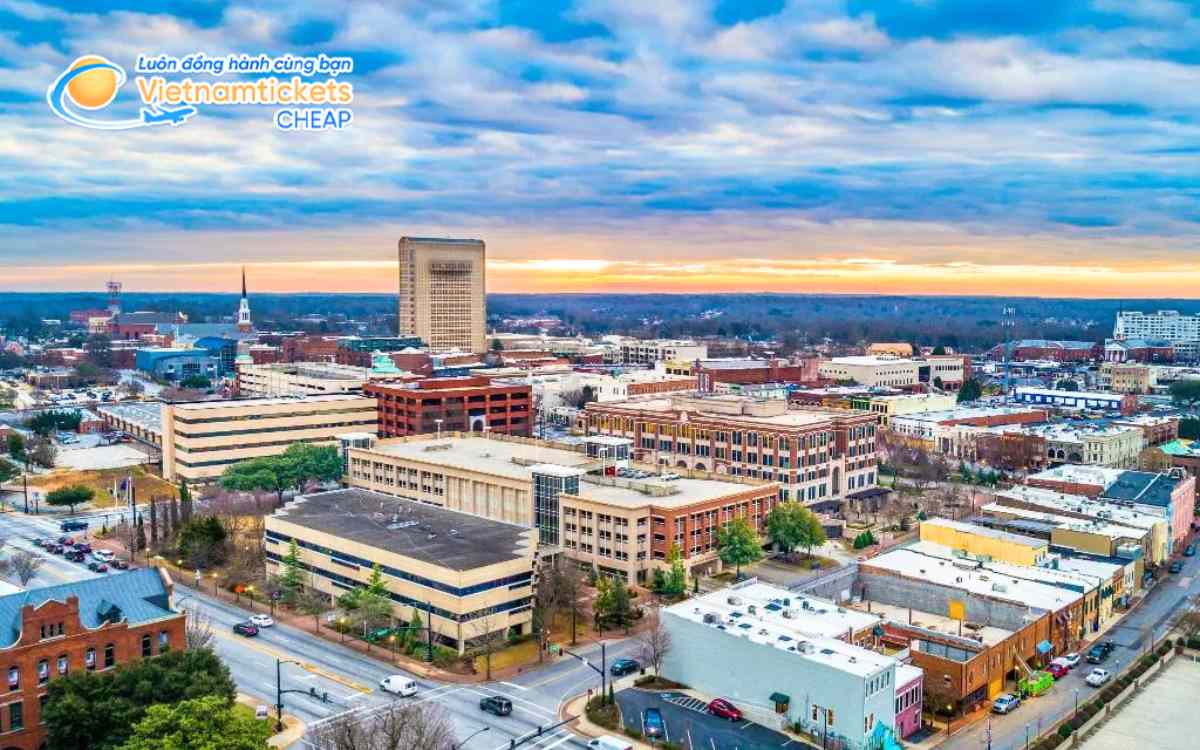 Giá vé máy bay đi Spartanburg
