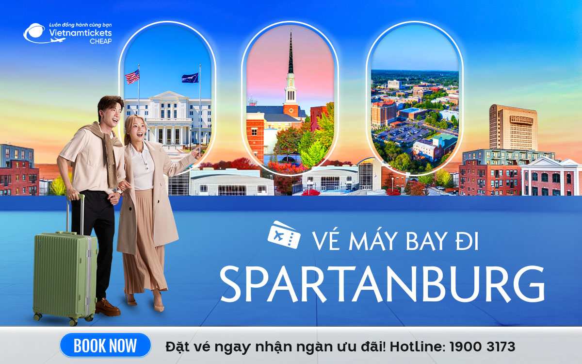 Vé Máy Bay Đi Spartanburg
