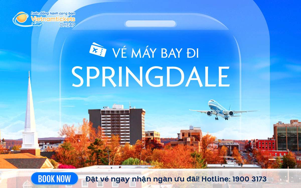 Vé Máy Bay Đi Springdale