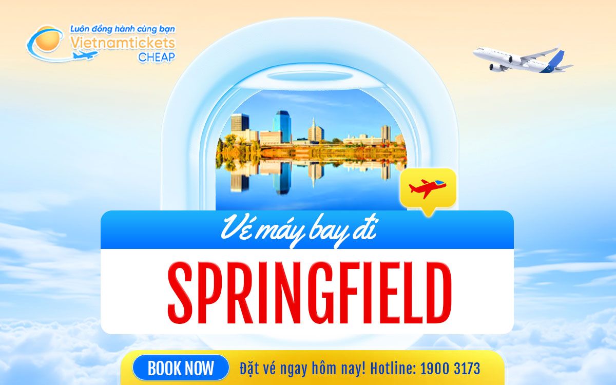 Vé Máy Bay Đi Springfield
