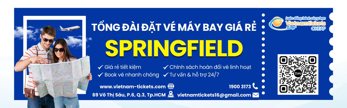 Đặt vé máy bay Springfield giá rẻ