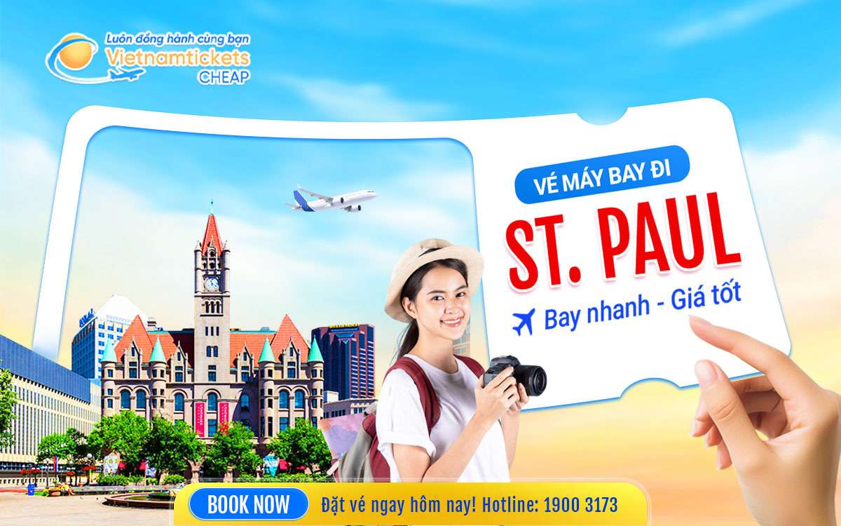Vé Máy Bay Đi St Paul