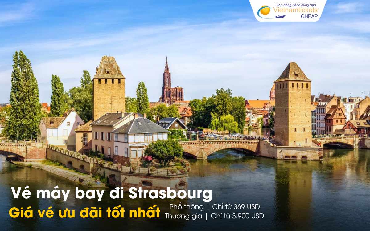 Giá vé máy bay đi Strasbourg