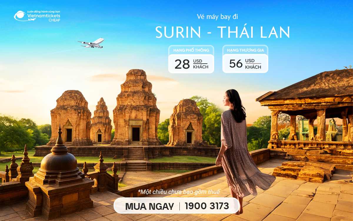 Vé Máy Bay Đi Surin