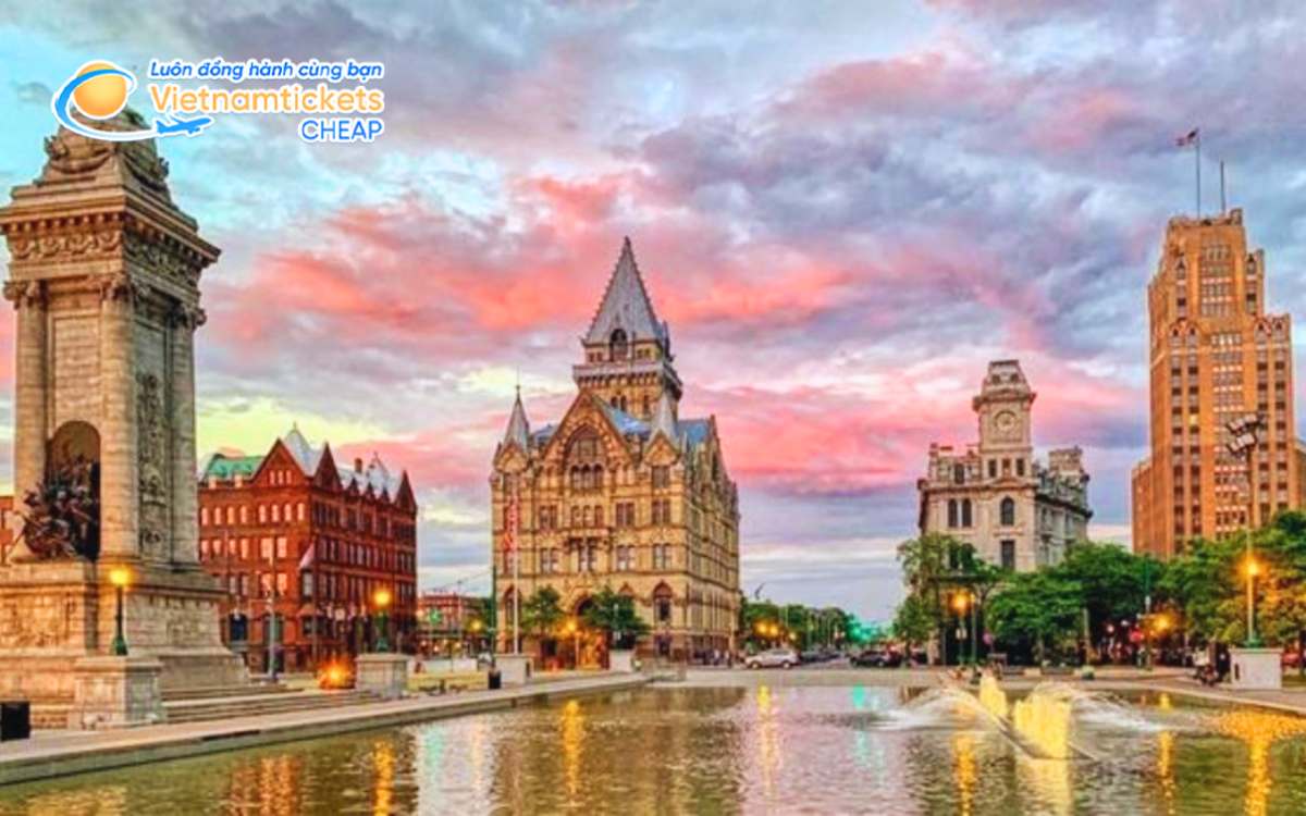 Giá vé máy bay đi Syracuse
