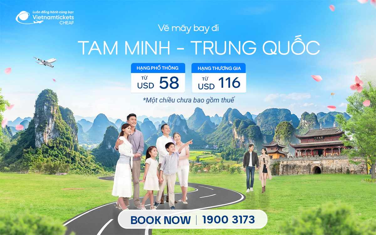 Vé Máy Bay Đi Tam Minh