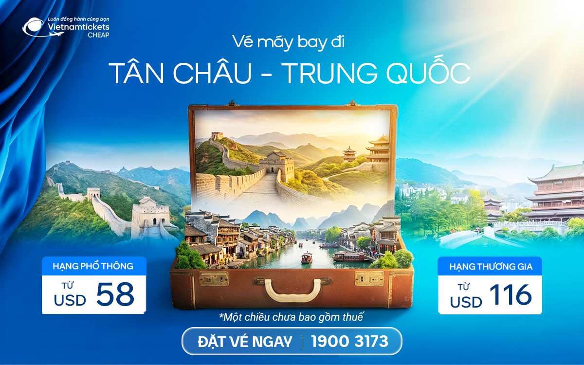Vé Máy Bay Đi Tân Châu