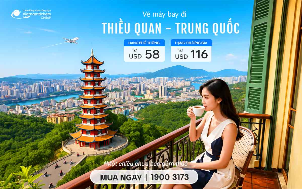 Vé Máy Bay Đi Thiều Quan