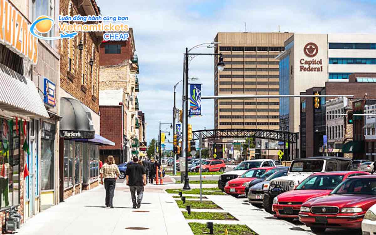 Giá vé máy bay đi Topeka