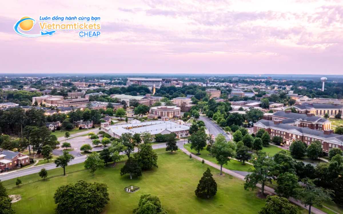 Giá vé máy bay đi Tuscaloosa