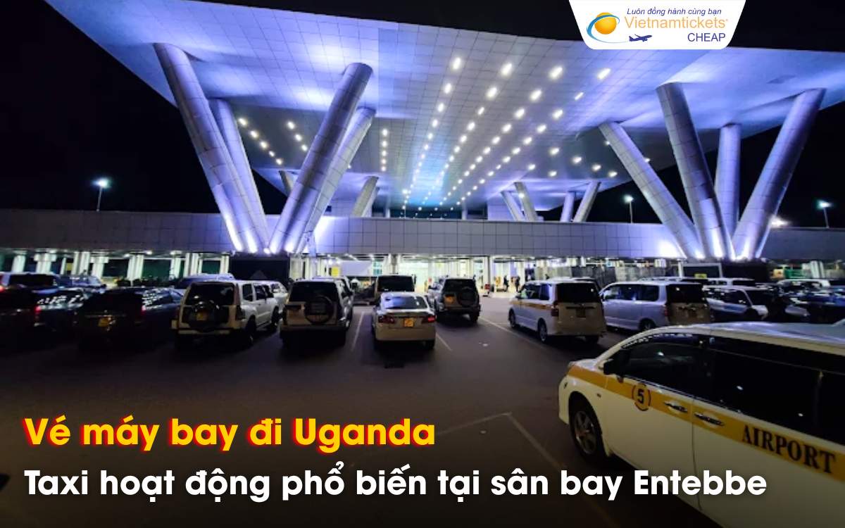 Từ sân bay Entebbe về trung tâm bằng cách nào?