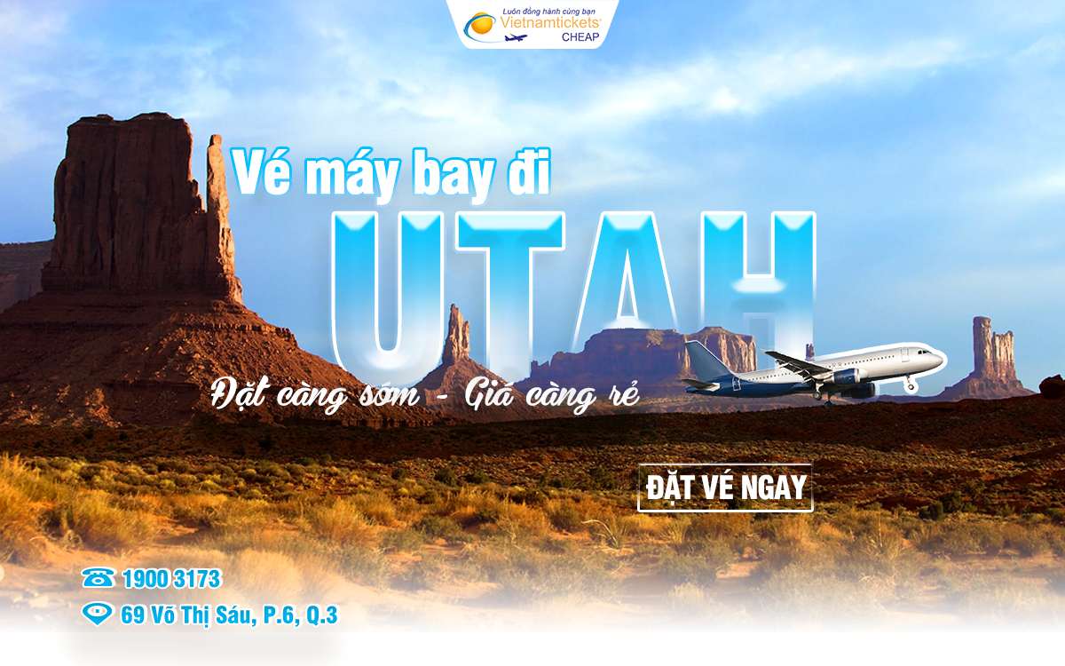 Vé đi Utah