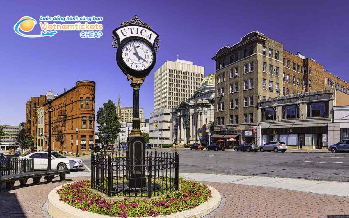 Gi&aacute; v&eacute; m&aacute;y bay đi Utica