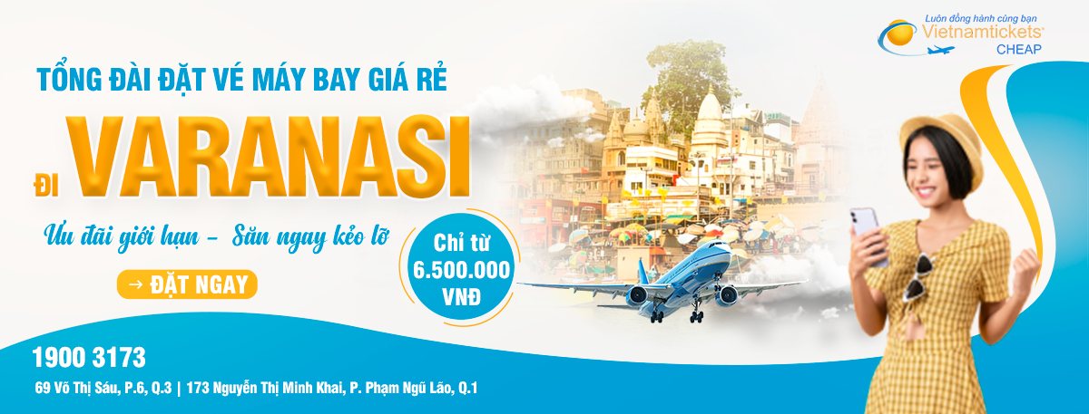 Đặt v&eacute; m&aacute;y bay đi Varanasi gi&aacute; rẻ