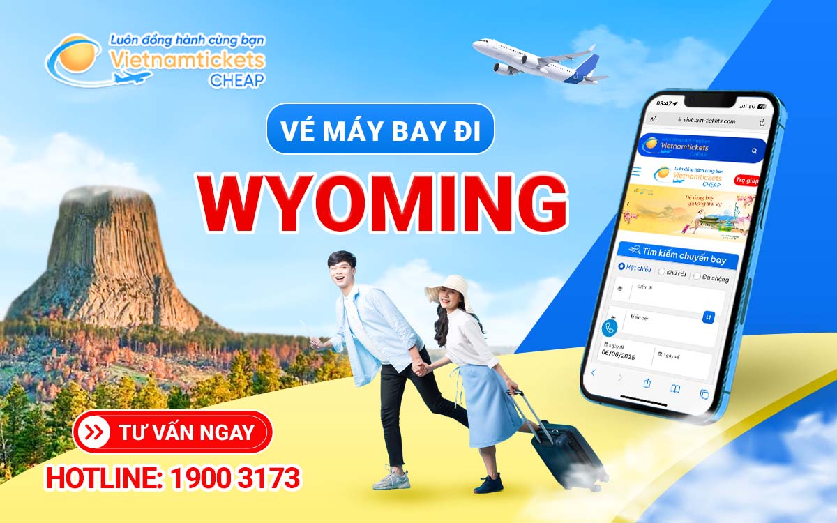 Vé đi Wyoming