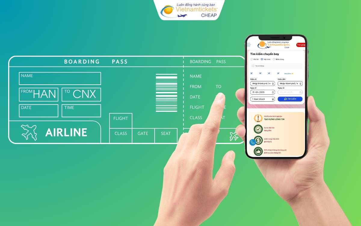 Đặt vé máy bay Hà Nội Chiang Mai sớm