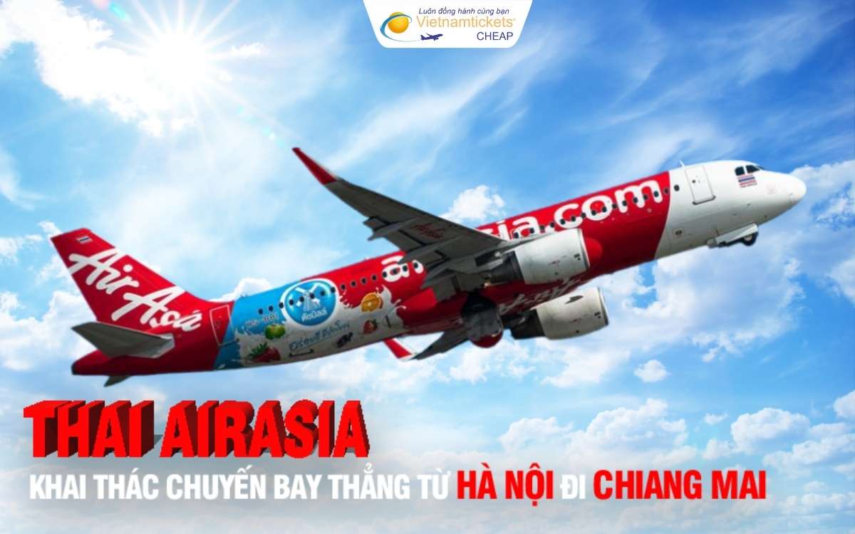 Thai AirAsia bay thẳng từ Hà Nội đến Chiang Mai
