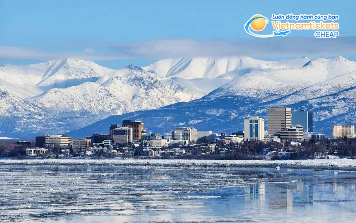 Gi&aacute; v&eacute; m&aacute;y bay H&agrave; Nội đi Anchorage