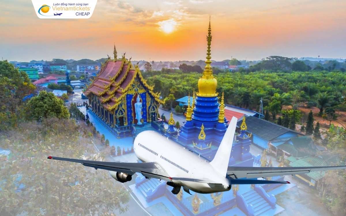 Chuyến bay, vé máy bay Hà Nội đi Chiang Rai